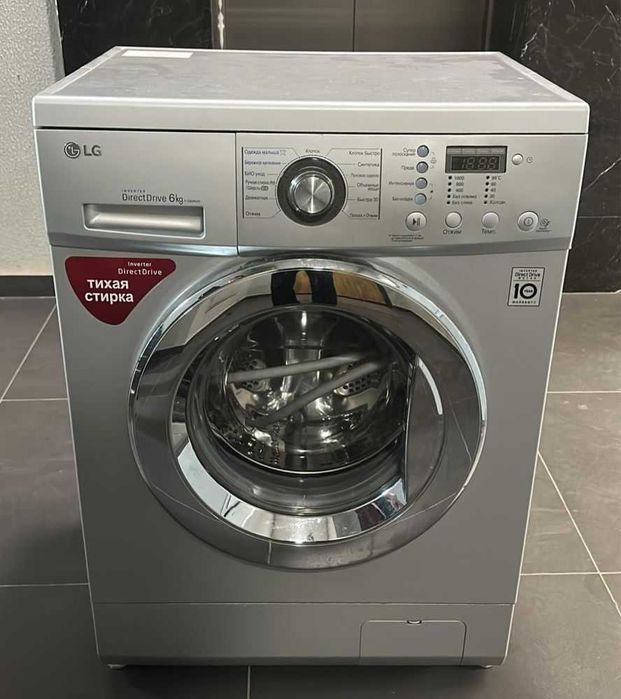 Стиральная/Пральна машина LG Inverter Direct Drive 6 кг (Прямий привід). Доставка, гарантія.