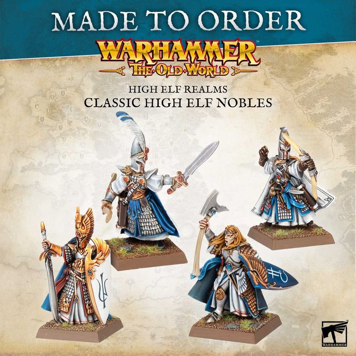 High Elf Nobles : High Elf With Sword (Warhammer: The Old World)