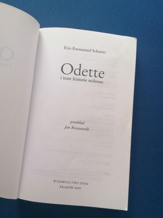 Książka "Odette i inne historie "