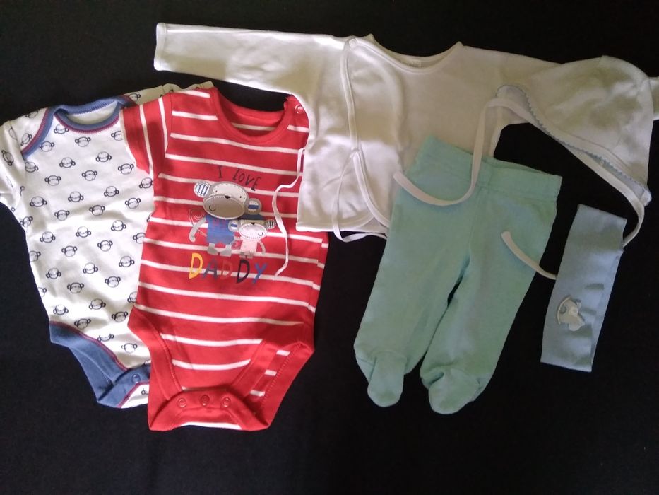Ubranka dla niemowlaka 56 i 62
