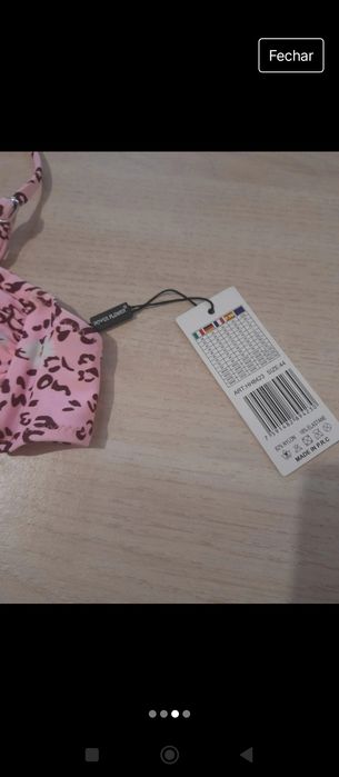 Bikini Flower Power Tamanho XXL Novo