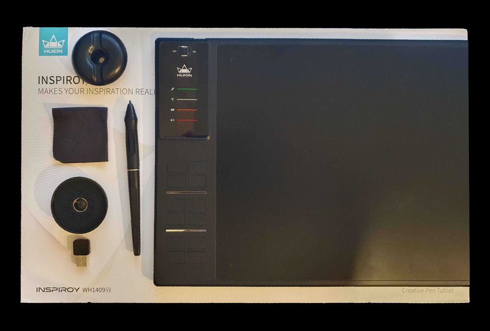 Tablet graficzny HUION WH1409 [v2] *ELEGANCKI STAN*
