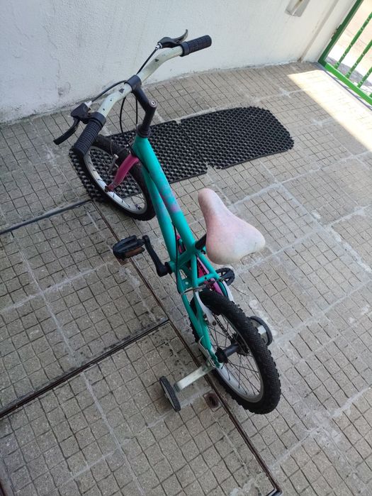 Bicicleta infantil 16 polegadas com rodinhas