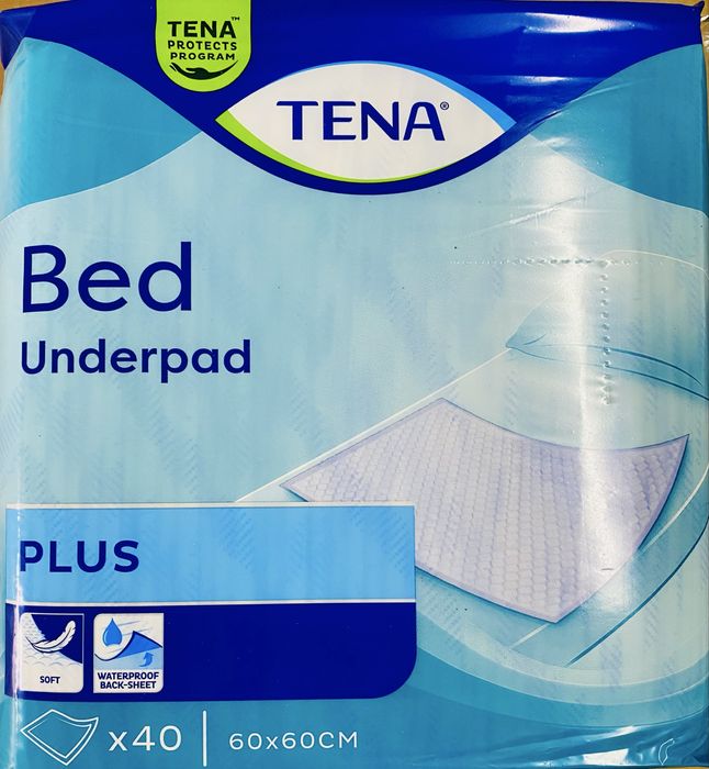 Podkłady Tena Bed Underpad Plus 60*60  cm - 3*40 sztuk