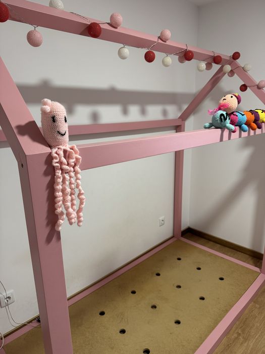Cama de menina/criança montessori
