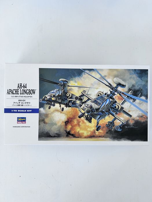 Helikopter Ah-64 Apache Long model do sklejenia Hasegawa 00536 E6