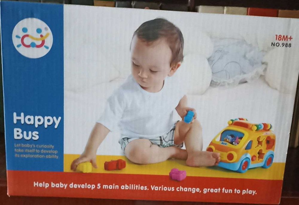 Игрушка Huile Toys "Веселый автобус"