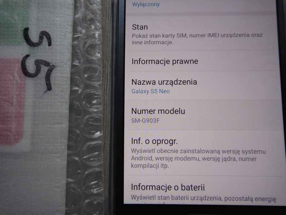 Samsung Galaxy S5 Neo Sm-G903 F