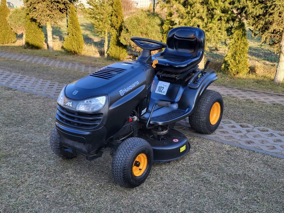 Traktorek kosiarka Husqvarna  pompa