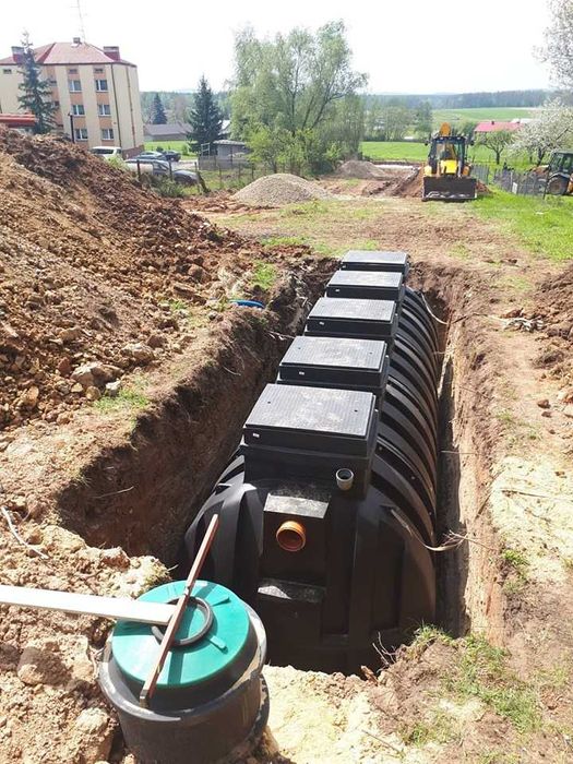 Usługa koparko ładowarką, koparką obrotową