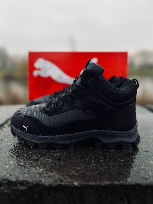 Термо ботинки Пума тех. Gore-tex Waterproof / обувь мужская кожаная
