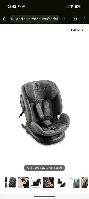 Cadeira Auto Kinderkraft Xpedition3 NOVA na Caixa