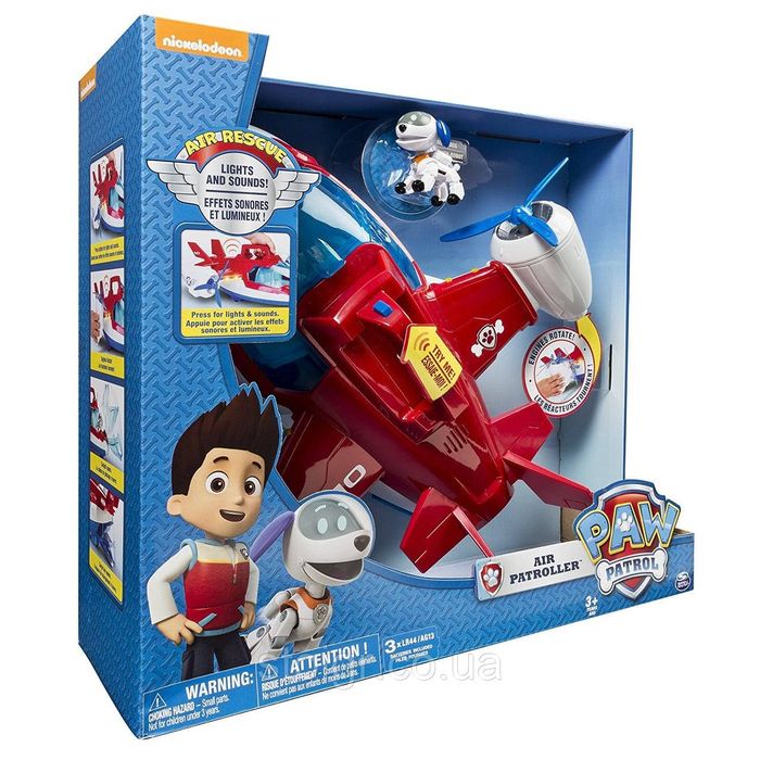 Paw Patrol Air Patroller Щенячий патруль Літак Патрулевоз Робопес