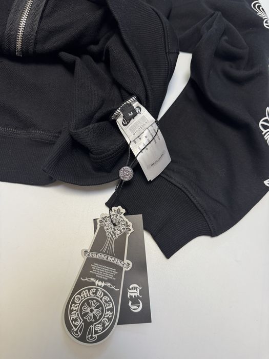 Zip-hoodie chrome hearts