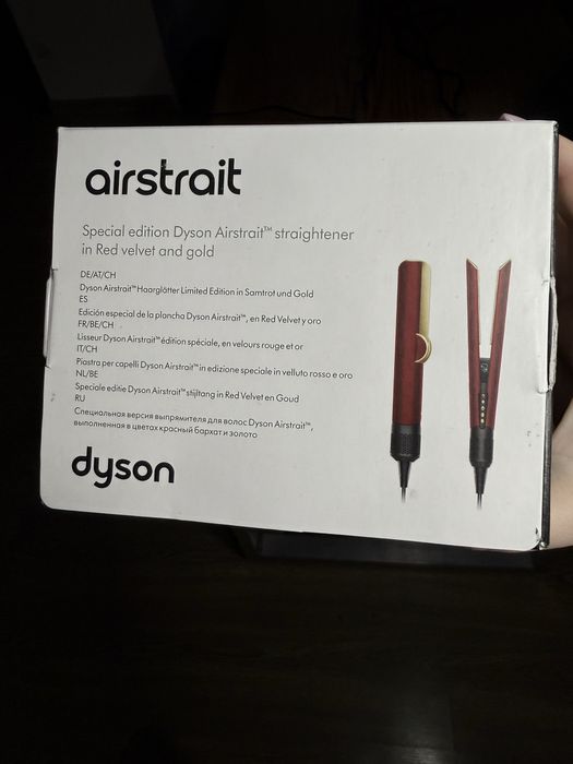 Випрямляч Dyson Airstrait straightener (Velvet Red/Gold) (596931-01)