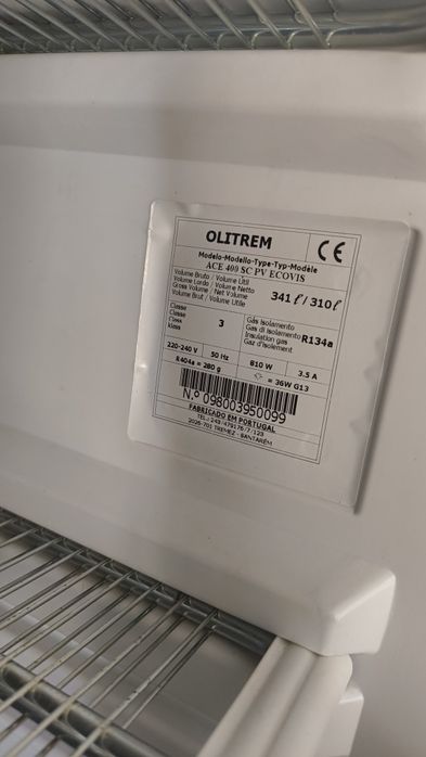 Coluna congeladora industrial