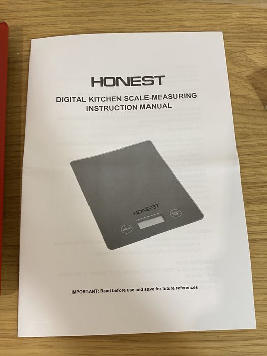 Balança NOVA de cozinha nova, pesa em gramas e kg