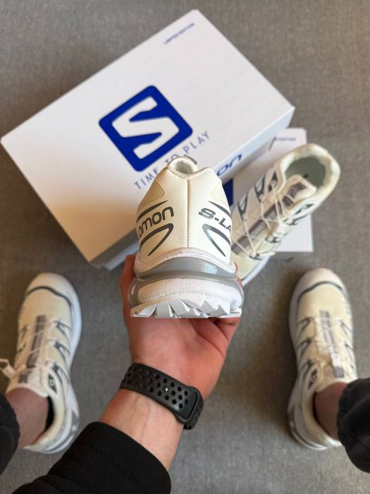ТОП! Кросівки Чоловічі Salomon XT-6 S-LAB Soft Ground Beige White Gray 41 42 43 44 45