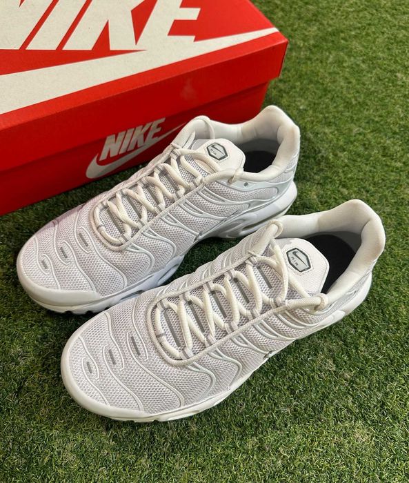 NIKE AIR MAX PLUS cale White meskie obuwie TN R.38