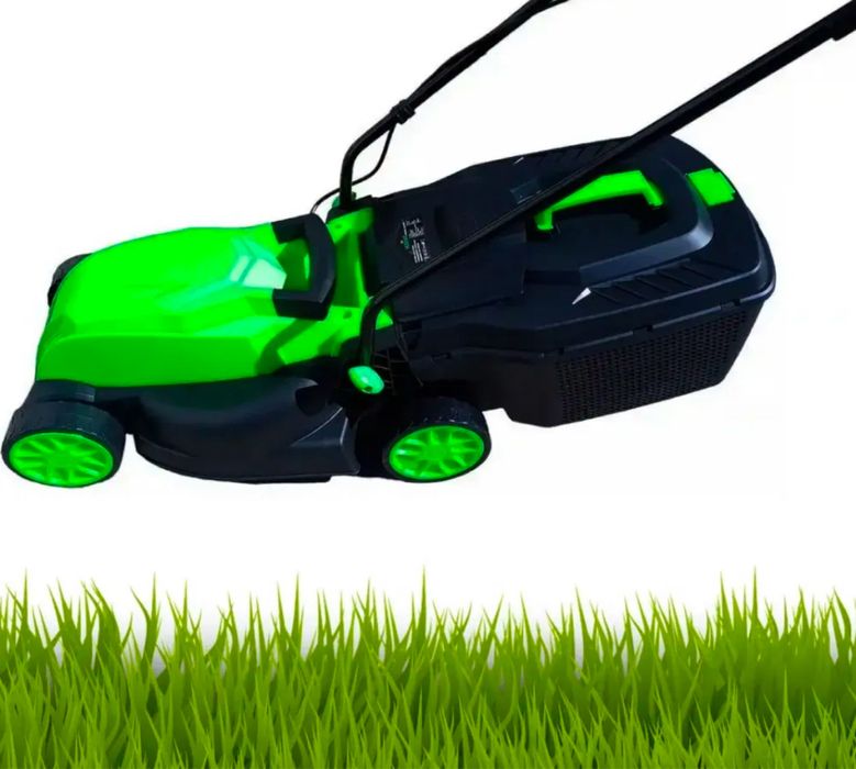 Якісна електрична газонокосарка 1400Вт Газонокосилка электрическая