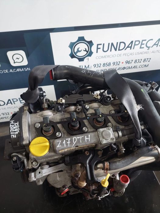 Motor Opel Corsa 1.7DTi 100Cv Injeção Bosch Ref: Z17DTH