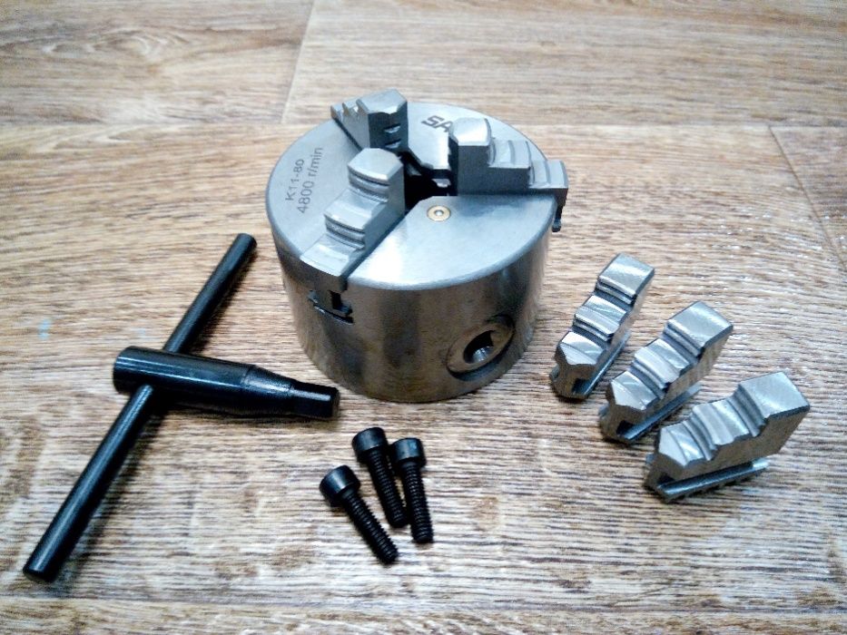 Патрон токарный 80- 100- 125- 160- 200- 250 мм