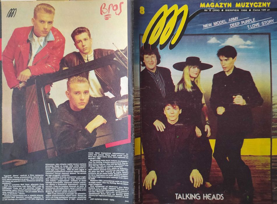 "Magazyn Muzyczny" - 6 numerów z 1988 i 1989roku
