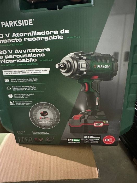 Ударний гайковерт PARKSIDE PASSK C4