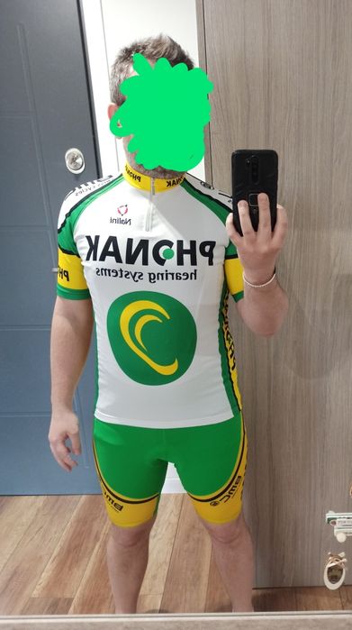 Strój rowerowy kolarski Phonak Nalini