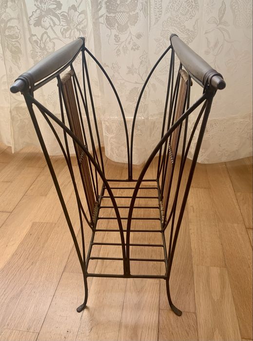 Porta revista antigo rústico