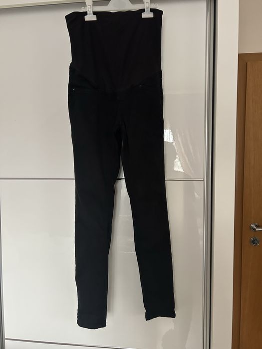 Spodnie ciążowe H&M MAMA rozmiar 36 S czarne rurki