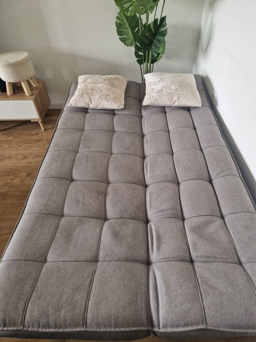 Sofá cama cinzento 3 lugares
