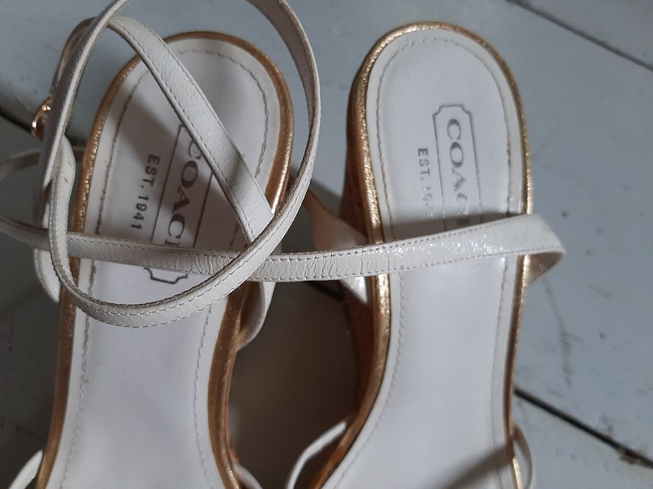 Buty skórzane Coach