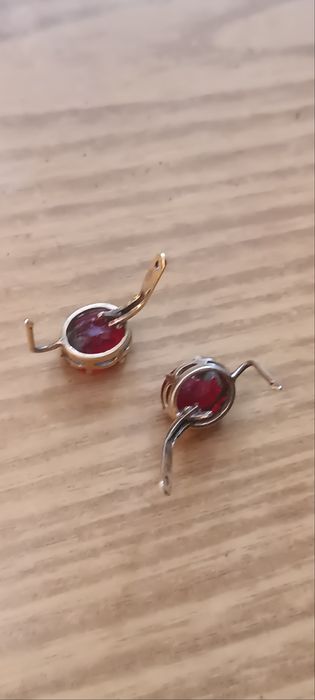 Сережки позолочені арному стані