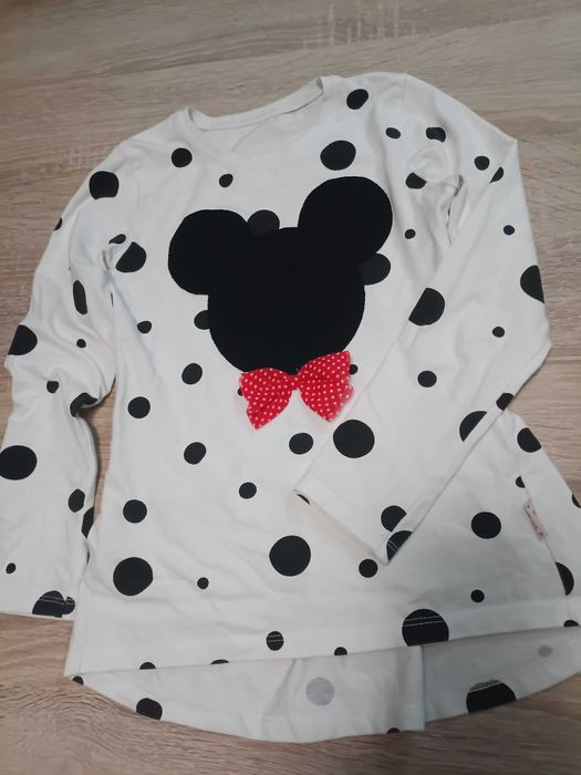 Bluzka Miki biała kropki