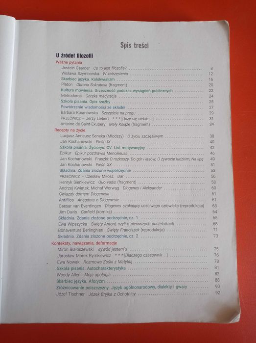 Między nami 8, język polski, podręcznik, Agnieszka Łuczak i inni