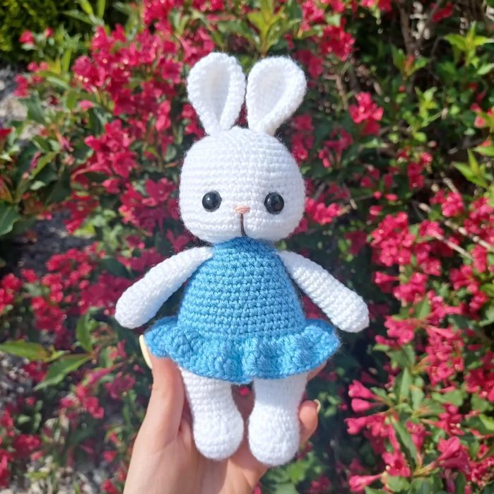 Króliczek na szydełku handmade