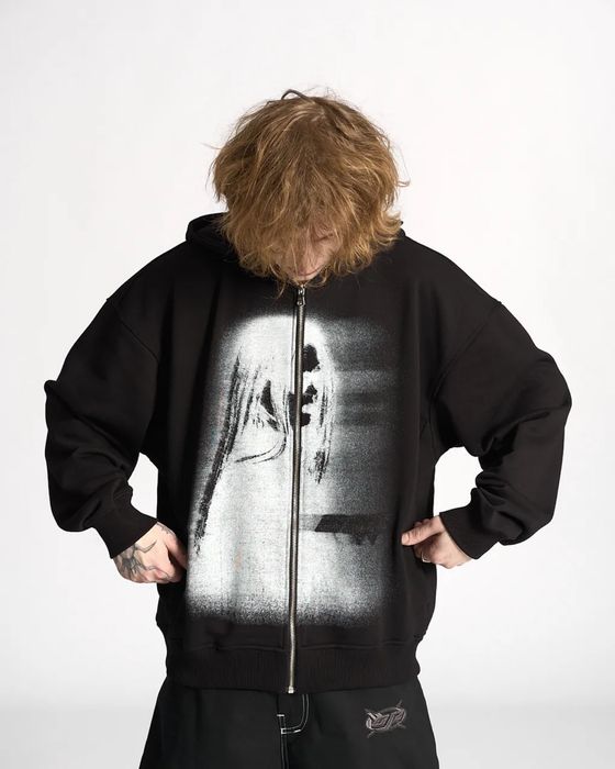 зіп-худі нове з біркою archive osersize fit y2k opium streetwear alt