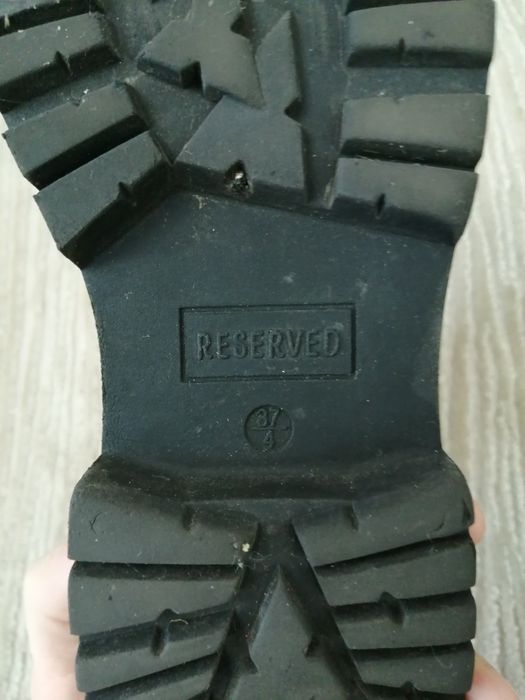 Botki Reserved damskie zamsz