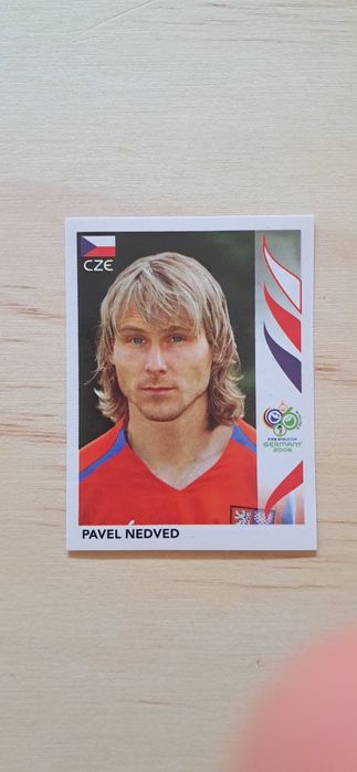 Cromo futebol de Pavel Nedved(Mundial 2006)da Panini