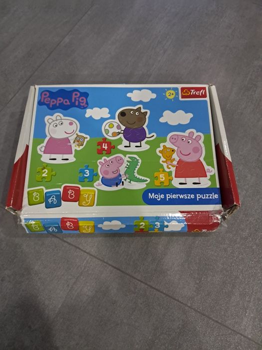 Puzzle dla 2 latka Peppa księżniczki pory roku