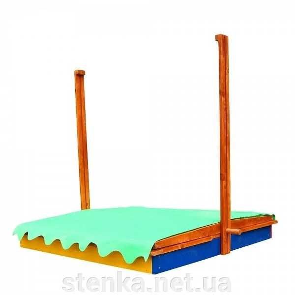 Пісочниця із дерева з тентом Песочница детская