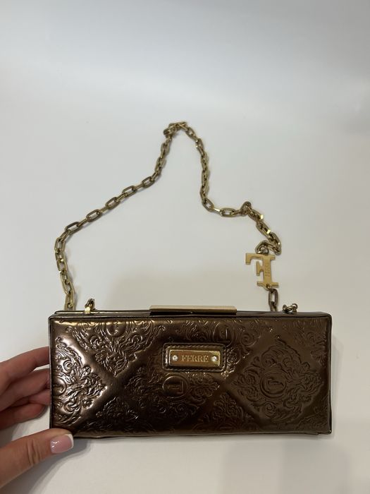 Ferre клатч, оригінал, вінтаж сумочка через плече