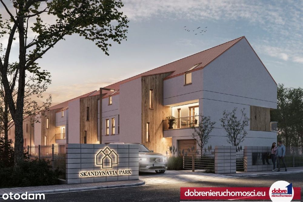 Dwupoziomowy apartament z ogrodem- Osielsko