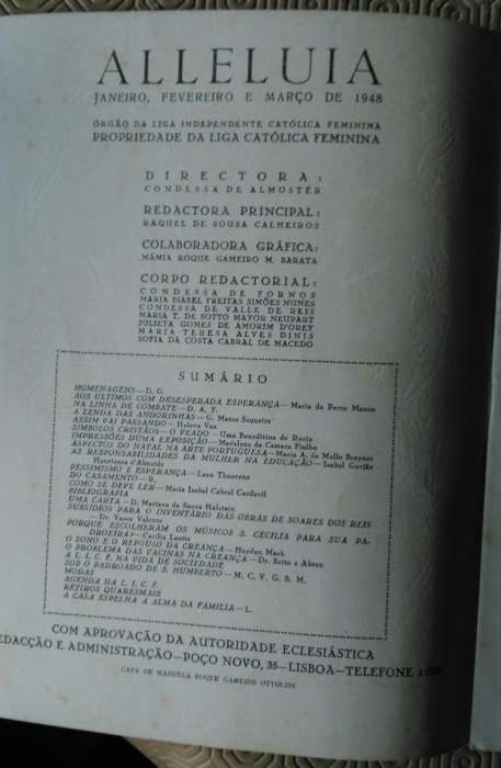 Revistas Aleluia 1947/48/48