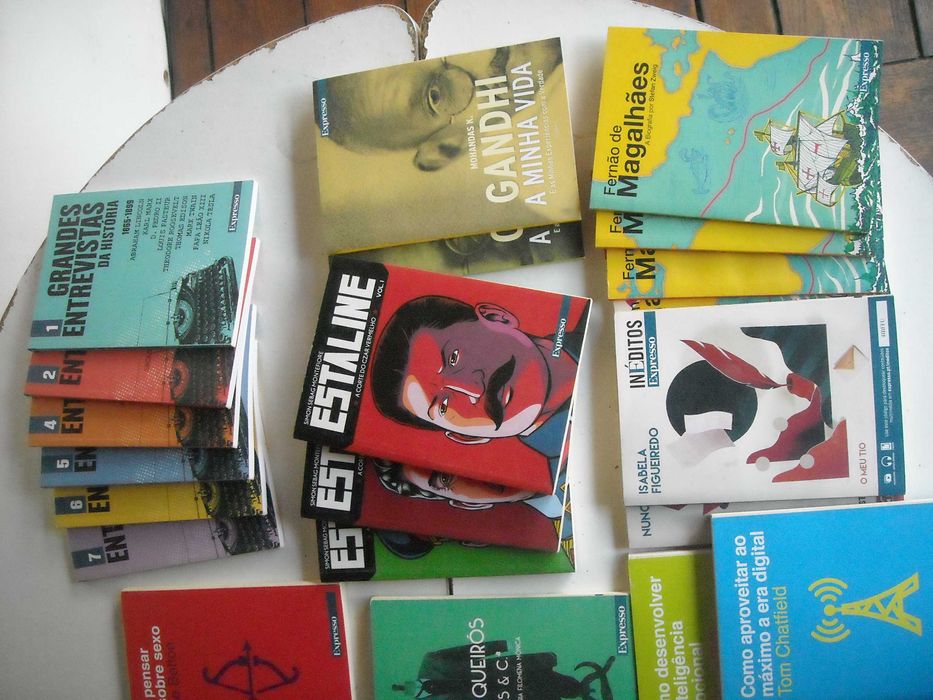Diversos livros coleccoes Expresso Visao