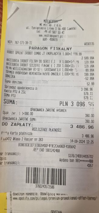 iRobot Roomba j7 Gwarancja