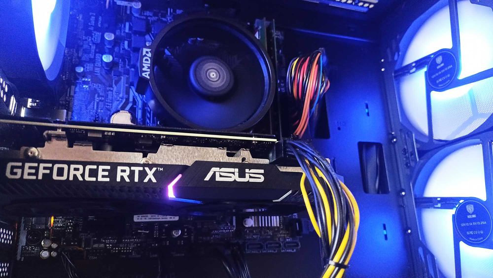 Komputer Gamingowy Ryzen5 5600 | RTX 3050 8GB | 16GB DDR4 | NVMe + HDD | RGB LED