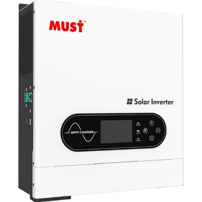 Гібридний інвертор 4кВ MUST PV18-4024ECO. 4000W, 24V, струм заряду 60A