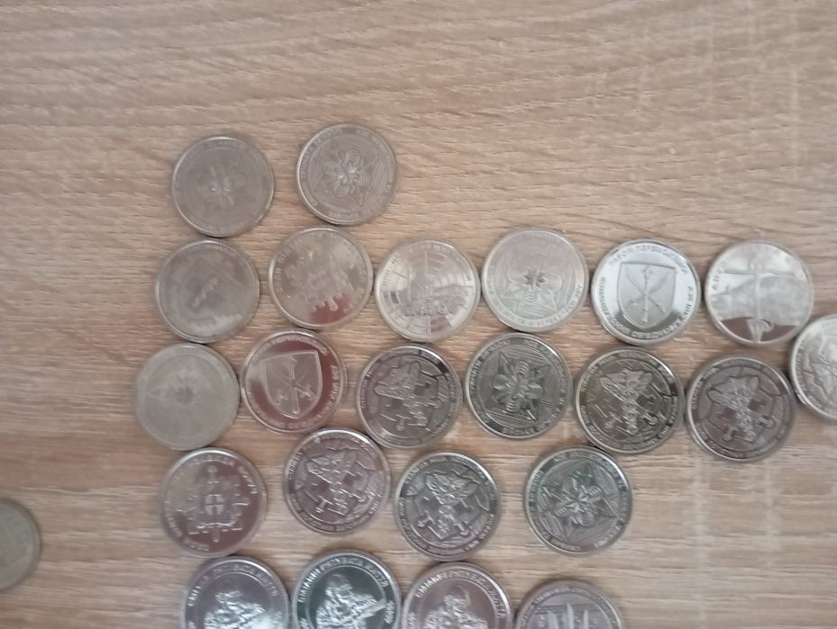 Продам монети з областями